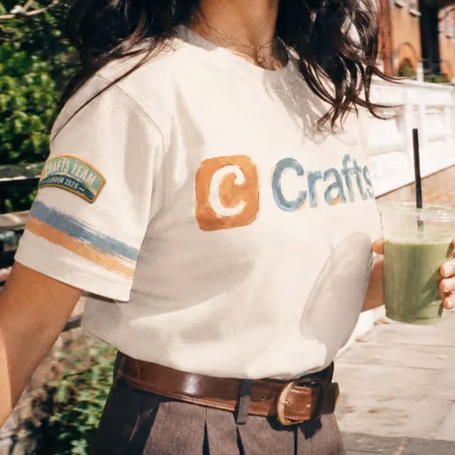 Crafts team tee produced by Nomu